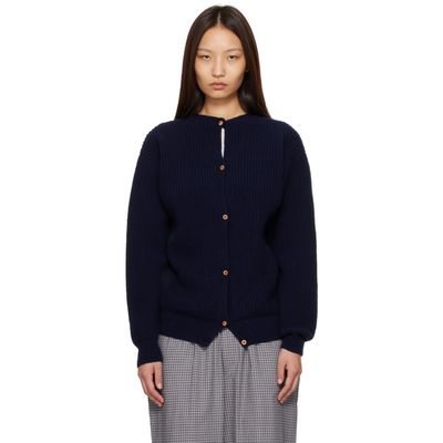 Baserange Baserange Navy Mea Cardigan