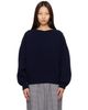 Baserange Baserange Navy Mea Sweater - 1