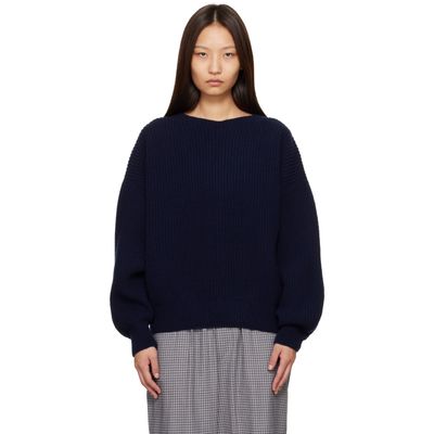 Baserange Baserange Navy Mea Sweater