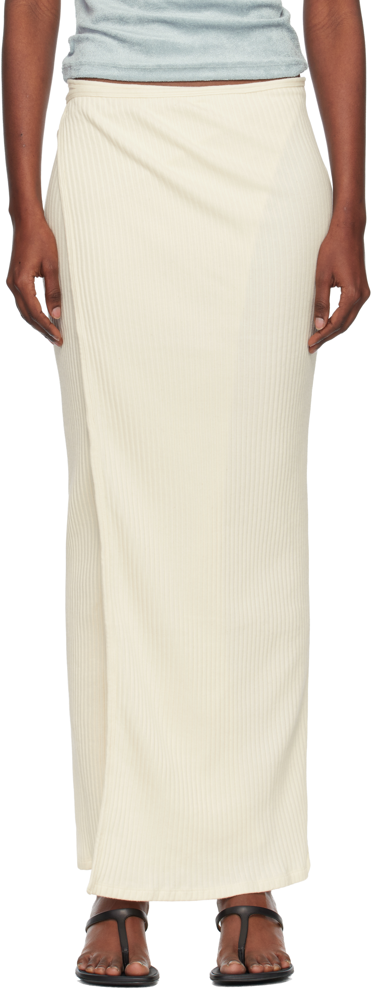 Baserange - Off-White Brig Maxi Skirt