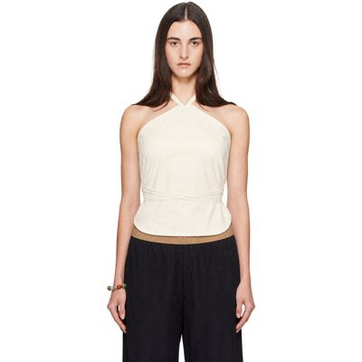 Baserange Baserange Off-White Mar Top