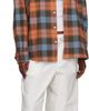 Baserange Baserange Orange & Blue Claude Shirt - 4