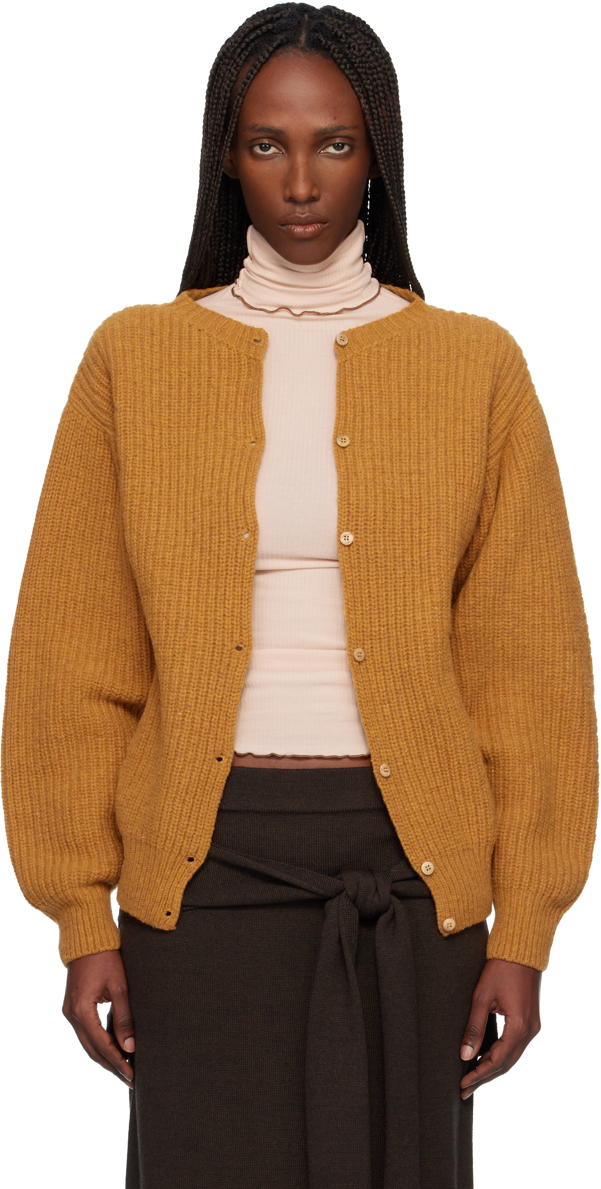 Baserange - Orange Mea Cardigan