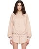 Baserange Baserange Pink Fold Hoodie - 1
