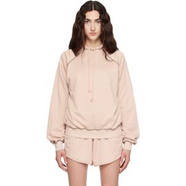 Baserange Baserange Pink Fold Hoodie