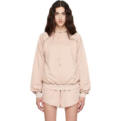 Baserange Baserange Pink Fold Hoodie