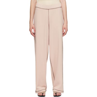 Baserange Baserange Pink Fold Sweatpants