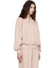 Baserange Baserange Pink Fold Sweatshirt - 2