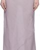 Baserange Baserange Purple Fine Linen Larva Maxi Skirt - 1