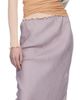 Baserange Baserange Purple Fine Linen Larva Maxi Skirt - 4