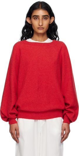 Baserange Baserange Red Soar Purl Sweater
