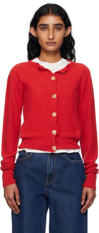 Baserange Baserange Red Tier Cardigan