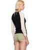 Baserange Baserange SSENSE Exclusive Black & Off-White Gene Long Sleeve T-shirt - 3