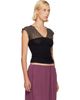 Baserange Baserange SSENSE Exclusive Black & Taupe Nehru Top - 2