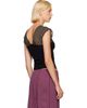Baserange Baserange SSENSE Exclusive Black & Taupe Nehru Top - 3
