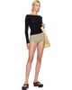 Baserange Baserange SSENSE Exclusive Black Cinder Long Sleeve Top - 4
