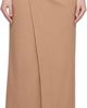 Baserange Baserange Tan Organic Cotton Fleece Brig Maxi Skirt - 1