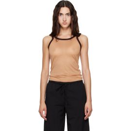 Baserange Baserange Tan Racer Tank Top