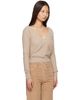 Baserange Baserange Tan Tier V-Neck Sweater - 2