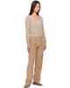 Baserange Baserange Tan Tier V-Neck Sweater - 4