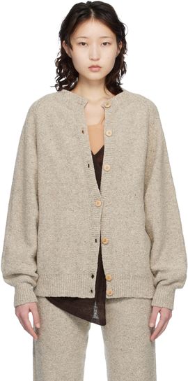 Baserange Baserange Taupe Soar Cardigan