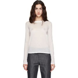Baserange Baserange White Long Sleeve T-shirt