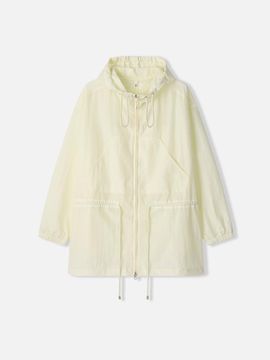 BASQUEN Two-Way Anorak Jacket [Light Yellow]
