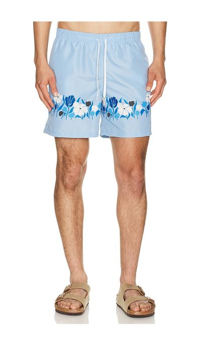Bather Bather Regatta Lawn Printed Swim Trunks