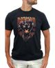 Batman Batman Men's Lightning Logo Short Sleeve Graphic T-Shirt - 1