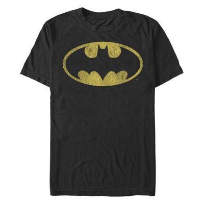 Batman Batman Men's Logo Retro Caped Crusader Short Sleeve Graphic T-Shirt