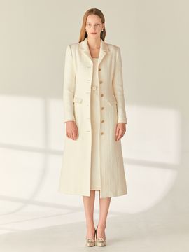 BAU by Bride And You Arabella Single Breasted Tweed Coat