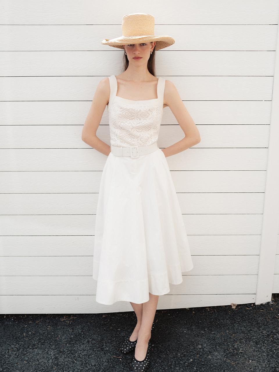 BAU by Bride And You HATTIE Belted Full Long Skirt (4 color)