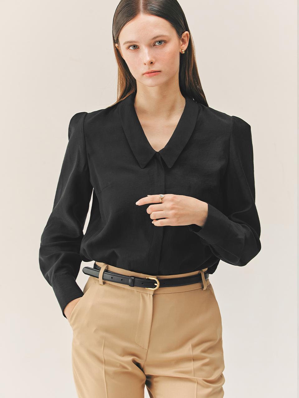 BAU by Bride And You Sloane Italy Leather Belt_Black