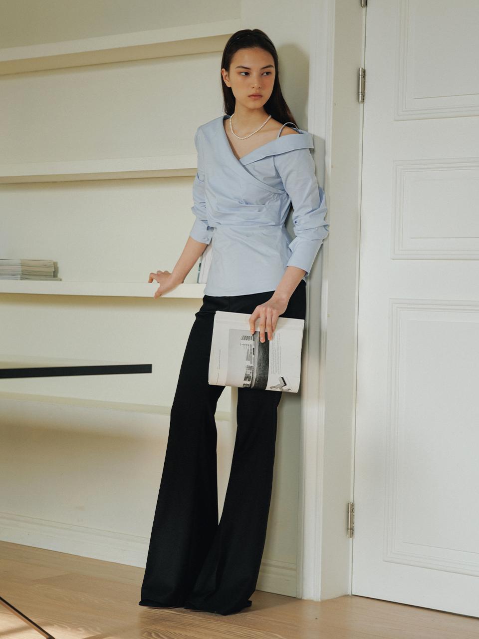 BAU by Bride And You Vashti Bootcut Wool Trousers