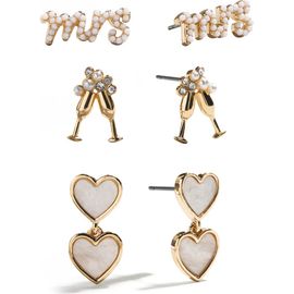 BaubleBar BaubleBar 3 Pairs of Happily Ever After Bridal Earrings