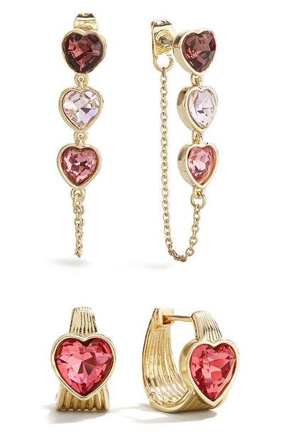 BaubleBar BaubleBar Alexandra Set of 2 Hoop & Front/Back Earrings
