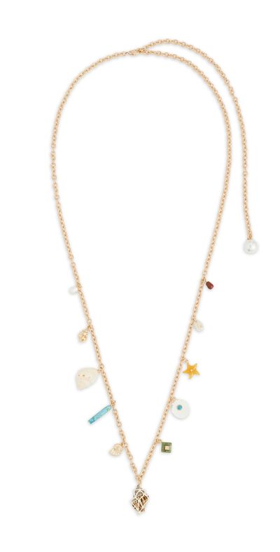BaubleBar BaubleBar All At Sea Belly Chain Multi One