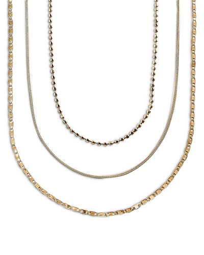 Baublebar Baublebar Anita Mixed Chain Necklaces, Set of 3