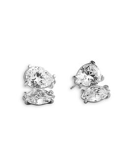 Baublebar Baublebar Antonella Double Crystal Stud Earrings