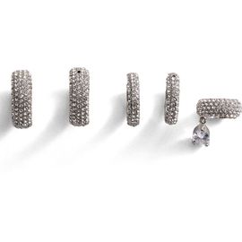 BaubleBar BaubleBar Anya Pav Set of 5 Huggie Hoop Earrings & Ear Cuff