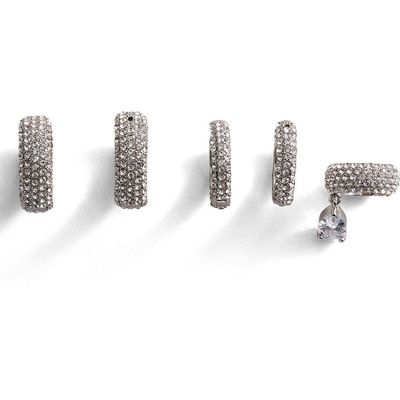 BaubleBar BaubleBar Anya Pav Set of 5 Huggie Hoop Earrings & Ear Cuff