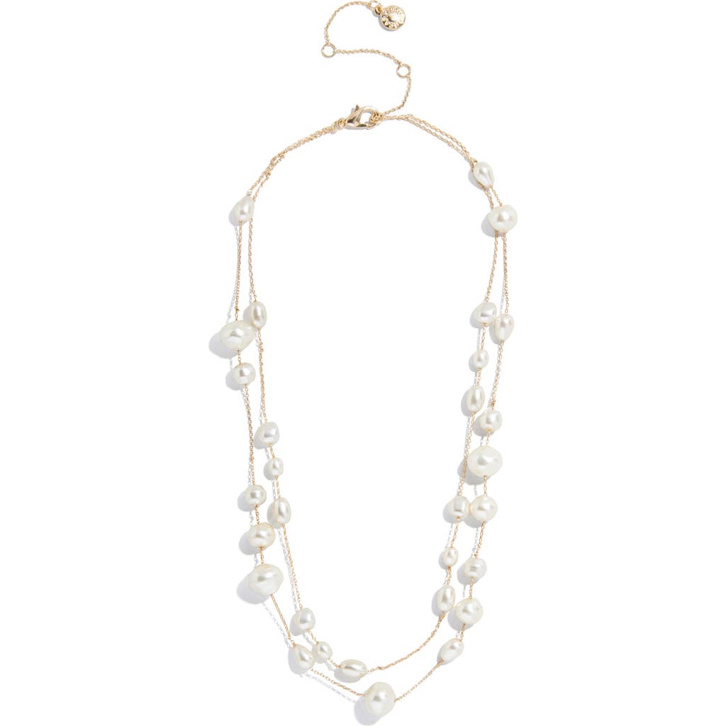 BaubleBar BaubleBar Blair Layered Faux Pearl Necklace 