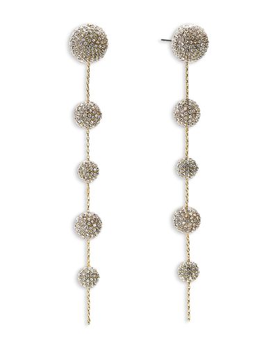 Baublebar Baublebar Blair Pave Fireball Linear Drop Earrings
