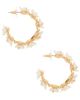 BaubleBar BaubleBar Bridal Floral Hoop Earrings - 2