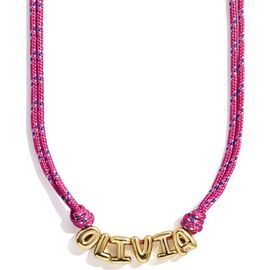 BaubleBar BaubleBar Bubble Letter Custom Paracord Necklace