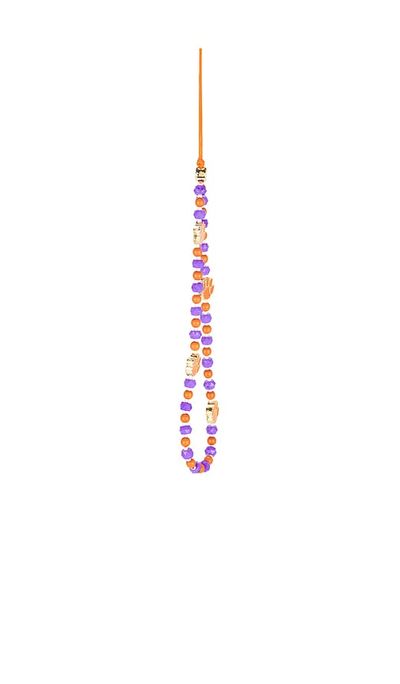 BaubleBar BaubleBar Clemson University Beaded Phone Charm