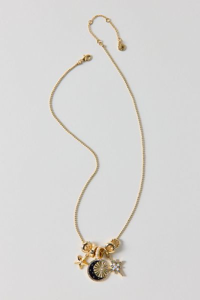 BaubleBar BaubleBar Cressida Celestial Charm Necklace in Gold, Women's at Urban Outfitters