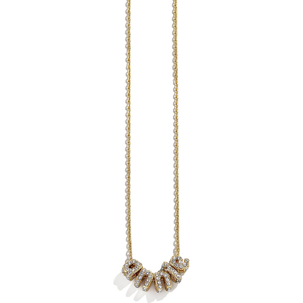 BaubleBar BaubleBar Custom Bubble Letter Pendant Necklace
