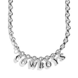 BaubleBar BaubleBar Dallas Cowboys Wordmark Charm Necklace
