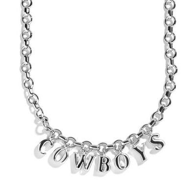 BaubleBar BaubleBar Dallas Cowboys Wordmark Charm Necklace